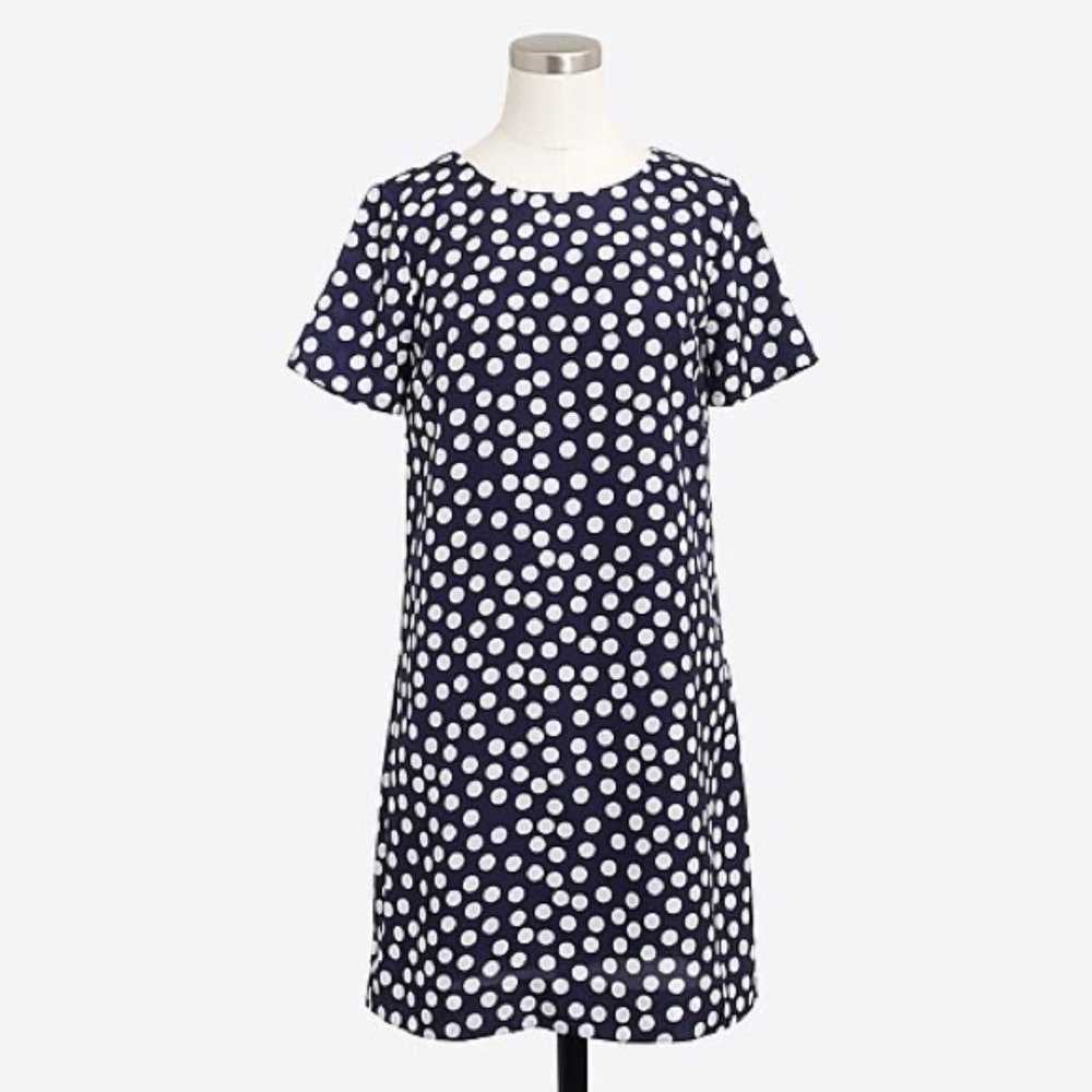J. Crew Short Sleeve Gallery Shift Dress